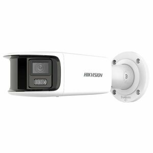 Camera supraveghere exterior IP panoramica Hikvision ColorVu DS-2CD2T87G2P-LSU/SL, 8 MP, 4 mm, lumina alba 40 m, slot card, microfon si difuzor, alarma vizuala si sonora, detectie miscare, protectie perimetrala, PoE imagine
