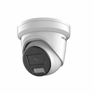 Camera supraveghere IP Dome cu iluminare duala Hikvision ColorVU DS-2CD2347G2H-LIU(EF), 4 MP, 2.8 mm, IR/Lumina alba 30 m, microfon, slot card, PoE imagine