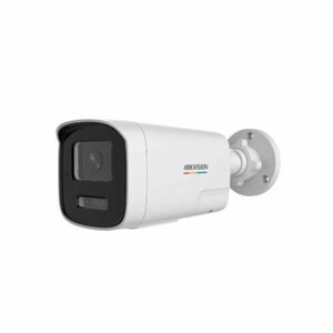 Camera supraveghere IP exterior cu iluminare duala Hikvision ColorVU DS-2CD1T47G2H-LIUF/SL, 4 MP, 4 mm, IR/lumina alba 50 m, microfon si difuzor, stroboscop, slot card, PoE imagine