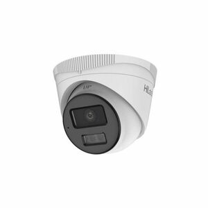 Camera supraveghere IP Dome cu iluminare duala Hikvision HiLook IPC-T240HA-LUFC/SL, 4 MP, 2.8 mm, IR/lumina alba 20 m, slot card, microfon, PoE imagine