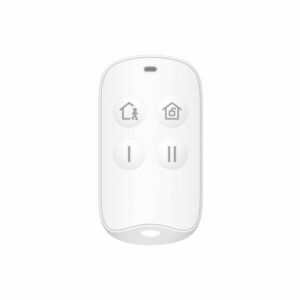 Telecomanda wireless alarma Hikvision HiLook ALARM-KF201-WE, 4 butoane, tip breloc, 868MHz, anti-bruiaj imagine
