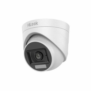 Camera supraveghere Dome cu iluminare duala Hikvision HiLook THC-T127-LPC, 2 MP, 2.8 mm, IR/ lumina alba 20m imagine