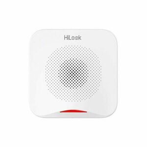 Sirena alarma de interior wireless Hikvision HiLook ALARM-S201-WE, 868.6Mhz, pana la 1600m, 4x baterie AA, LED rosu imagine