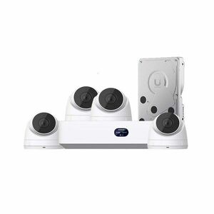 Sistem supraveghere interior IP Ubiquiti UniFi UNVR Instant, 4 camere, 4 MP, IR 30 m, microfon, HDD 1 TB, PoE, plug and play imagine