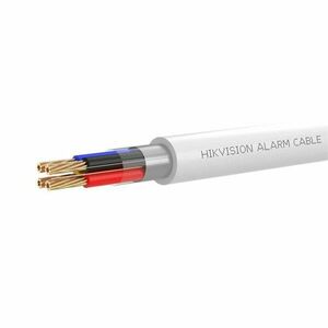 Cablu alarma Hikvision DS-1AC4APL1, 4 fire, ecranat, cupru, 25AWG, rola 100 m imagine