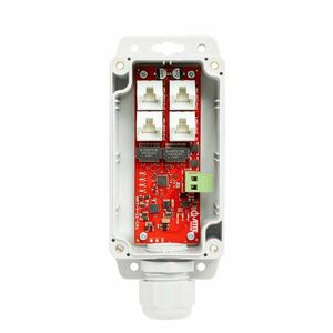 Switch PoE cu 4 porturi ATTE Power APT-4-11-CA1, 10/100 Mbps, extender, carcasa exterior ABOX-CA1, IP68 imagine