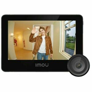 Vizor electronic wireless Imou VD1-5MP-AOV, 5 MP, ecran 4.3 inch, WiFi, always on video, 4800 mAh, slot card, detectie umana imagine