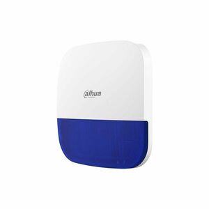Sirena wireless exterior Dahua ARA13-W2(BLUE), 110 dB, 868 MHz, RF 1600 m, buzzer, tamper, albastra imagine
