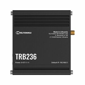 Gateway industrial 4G LTE IoT Teltonika TRB236(CAT4), Dual SIM, Cat4, 450 MHz, Ethernet, RS232, RS485, RMS, 150 Mbps imagine