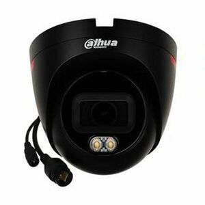 Camera supraveghere IP Dome Dahua WizSense IPC-HDW2449T-S-LED-0280B-PRO-S1-BLACK, 4 MP, 2.8 mm, lumina alba 30 m, microfon, slot card, WizColor, detectie miscare, PoE imagine