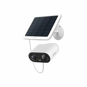 Camera supraveghere exterior WiFi dual band cu panou solar IMOU IPC-B3LP-5B0S1/FSP12-TYPEC, 5MP, 2.8 mm, detectie PIR, IR 15 m, sirena, acumulator 5000 mAh, microfon si difuzor, slot card imagine