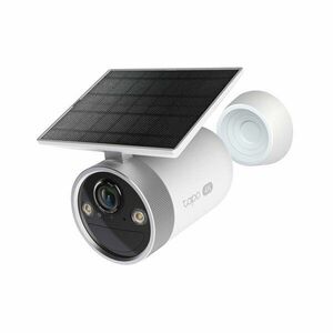 Camera supraveghere WiFi cu panou solar TP-Link Tapo C465, 8MP, 3.17 mm, 2.4 - 5 GHz, IR 13 m, lumina alba, acumulator 7800 mAh, sirena, slot card imagine