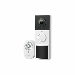 Sonerie video wireless smart TP-Link Tapo D210, 3MP, 1.18 mm, acumulator 6400 mAh, spot LED, IR 7.6 m, slot card, control de pe telefon imagine