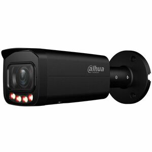 Camera supraveghere exterior IP cu iluminare duala Dahua WizSense IPC-HFW3849T-ZAS-IL-27135-BLACK, 8 MP, 2.7–13.5 mm, motorizat, IR/lumina alba 60 m, microfon, slot card, clasificare om/vehicul, PoE, neagra imagine