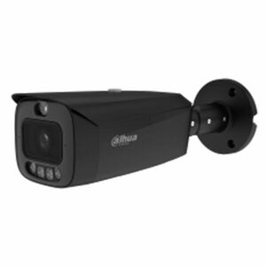 Camera supraveghere exterior IP cu iluminare duala Dahua WizColor TiOC PRO Active Deterrence IPC-HFW3849T1-AS-PV-PRO-BLACK, 8 MP, 2.8 mm, IR 60m, lumina alba 50m, microfon si difuzor, alarma, slot card, PoE, neagra imagine
