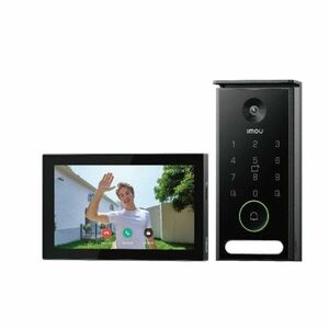 Kit videointerfon IP IMOU IMOU-VO1-5M0A/VH1-7A0A, 5MP, 2.8 mm, 7 inch, IR 15 m, slot card, PoE, PIN, card, control din aplicatie imagine