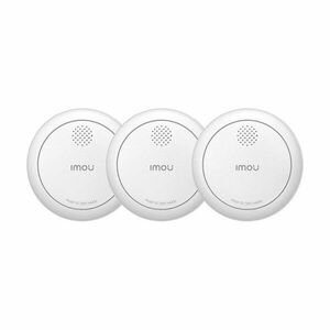 Kit detectori fum smart IMOU ZSM1-EU, 85dB, Zigbee, 2.4 Ghz, 130 m, 6 bucati imagine