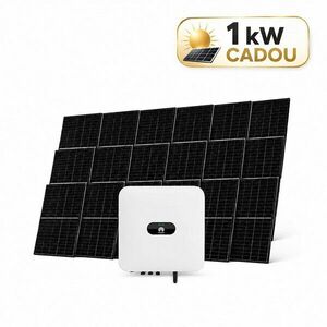 Sistem fotovoltaic 5kW (4 + 1 kW CADOU), invertor monofazat hibrid si 11 panouri Canadian Solar N-Type TOPCon, monocristalin, 460 Wp, 144 celule, rama neagra imagine