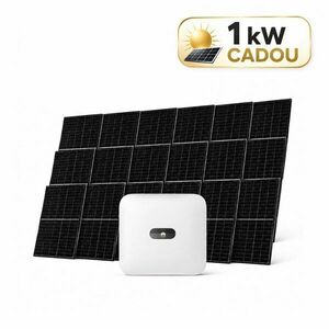 Sistem fotovoltaic 4kW (3 + 1 kW CADOU), invertor trifazat On Grid si 9 panouri Canadian Solar N-Type TOPCon, monocristalin, 460 Wp, 144 celule, rama neagra imagine