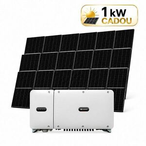 Sistem fotovoltaic 105kW (104 + 1 kW CADOU), invertor trifazat On Grid si 228 panouri Canadian Solar N-Type TOPCon, monocristalin, 460 Wp, 144 celule, rama neagra imagine