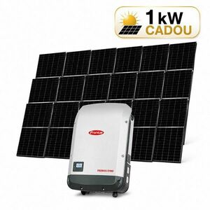 Sistem fotovoltaic 17kW (16 + 1 kW CADOU), invertor trifazat On Grid si 38 panouri Canadian Solar N-Type TOPCon, monocristalin, 460 Wp, 144 celule, rama neagra imagine