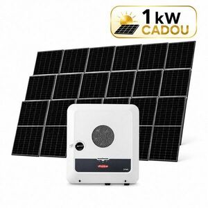 Sistem fotovoltaic 5kW (4 + 1 kW CADOU), invertor monofazat hibrid Fronius si 11 panouri Canadian Solar N-Type TOPCon, monocristalin, 460 Wp, 144 celule, rama neagra imagine