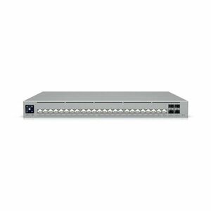 Switch rackabil Ubiquiti UniFi USW-Pro-HD-24-PoE, 24 porturi PoE++, 4 x SFP+, 230 Gbps, 600 W, Etherlighting, Layer 3, 1U, administrabil imagine