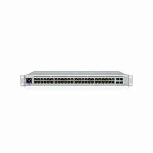 Switch rackabil Gigabit Ubiquiti UniFi USW-48, 48 porturi, 4x SFP, 52 Gbit/s, Layer 2, cu management imagine