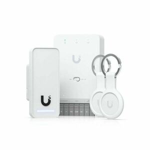 Kit control acces Ubiquiti UA-G3-SK, UniFi Access, G3 Reader, Door Hub Mini, 2x TAG-uri acces NFC, PoE++, o usa imagine