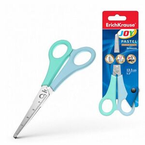 Foarfeca Ek Joy Pastel 13.5 cm, pentru stangaci, diverse culori imagine