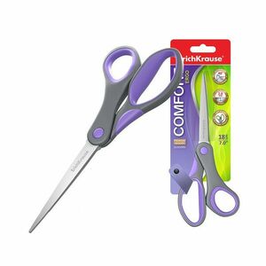 Foarfeca Erichkrause Comfort 18 cm, pentru birou, ergonomica, maner cauciuc imagine