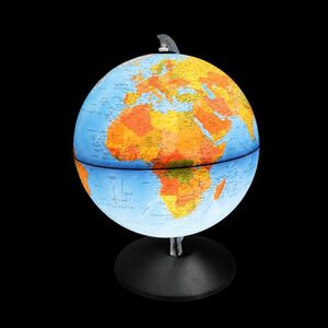 Glob geografic iluminat 25 cm Elite – design elegant, lumina ambientala si detalii precise imagine