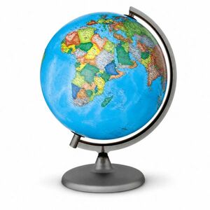 Glob geografic politic Coralo – 20 cm/30 cm, design modern si detalii cartografice clare 20 cm imagine