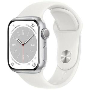 Apple Watch Series 8 2022, GPS, Aluminium 41mm N/A Silver Excelent imagine