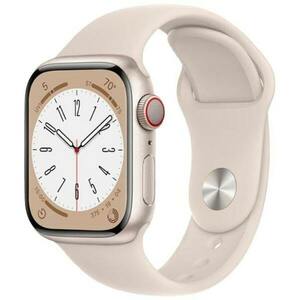 Apple Watch Series 8 2022, GPS + Cellular, Aluminium 45mm N/A Starlight Ca nou imagine