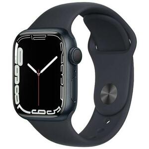 Apple Watch Series 7 2021, GPS, Aluminium 45mm N/A Midnight Foarte bun imagine