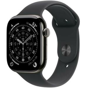 Apple Watch Series 11 2025, GPS + Cellular, Titanium 42mm N/A Slate Ca nou imagine